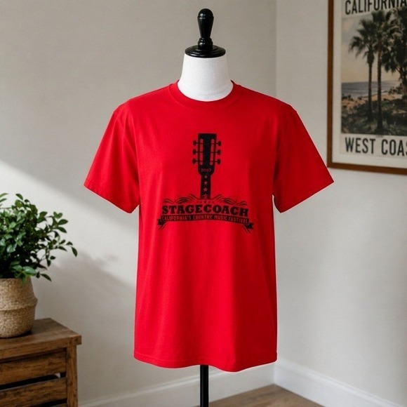 Stage coach Other - Stagecoach Country Music Festival 2007 T Shirt Mens Large Red USA